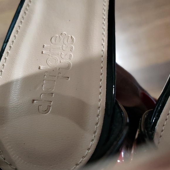 ⭐HOST PICK⭐Charlotte Russe Gold Stud Accent Open Toe Heels - Picture 11 of 15